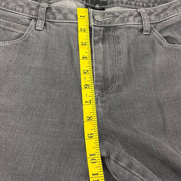 Bisou Bisou Straight Wide Leg High Rise Zipper Leg Accent Michele Bohbot 12 - Picture 9 of 11